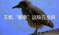 王凯“客串”这段在全网火了！叶祖新的评价，终于有人信了