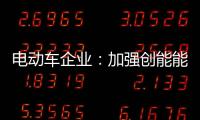 电动车企业：加强创能能力 抢占市场