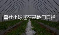 皇社小球迷在基地门口拦球员车时，拦到了前来告别的苏比门迪