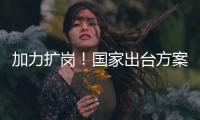 加力扩岗	！国家出台方案支持重点群体就业