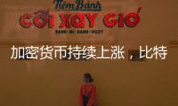 加密货币持续上涨，比特币突破12.26万美元