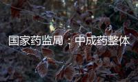 国家药监局：中成药整体合格率在99%以上