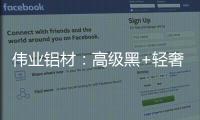 伟业铝材
：高级黑+轻奢布局 家也可以这么酷