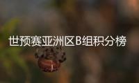 世预赛亚洲区B组积分榜：国足摆脱垫底
