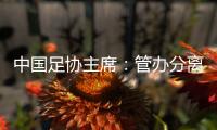 中国足协主席�：管办分离，中足联已经获批准成立