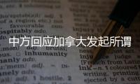 中方回应加拿大发起所谓“反对任意拘押宣言”：更像承认错误的“自白书”