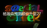 杨瀚森预测顺位升至27
！韩媒直言我们招架不住 美记模板扎克伊迪