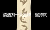 清洁剂十大品牌	：坚持就是胜利