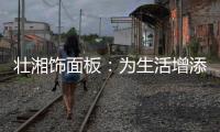 壮湘饰面板
：为生活增添一抹纯净 享受自然怀抱