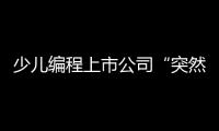 少儿编程上市公司“突然跑路”，家长的预付费去哪了？