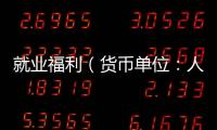 就业福利（货币单位
：人民币）