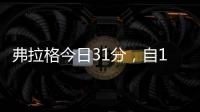 弗拉格今日31分，自10年沃尔后拉斯维加斯夏季联赛状元秀单场最高得分