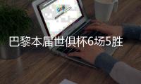 巴黎本届世俱杯6场5胜，5场胜利踢出16