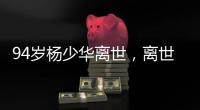 94岁杨少华离世，离世当天还参加活动�，最后露面骨瘦嶙峋没精神