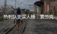 热刺队史买人榜
：索兰克居首	，库杜斯6380万欧列第二