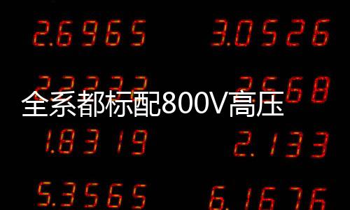 只有顶配是高压三元锂电池