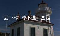 丢13球1球不进
！国足遭遇对韩国6连败，上一次取胜是8年前世预赛