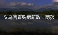 义乌官宣购房新政	：两孩家庭补10万，三孩家庭补20万