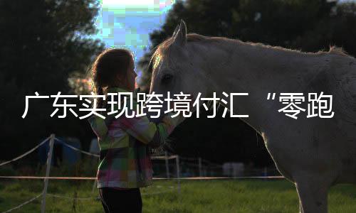 跨境广东通过推出创新措施