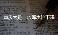 重庆大足一水库水位下降	
，惊现水月观音等宋代摩崖造像