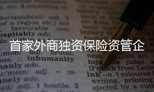 独资覆盖所有金融领域