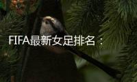 FIFA最新女足排名

：中国亚洲第4世界第16